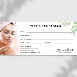 Certificat-cadeau 100$