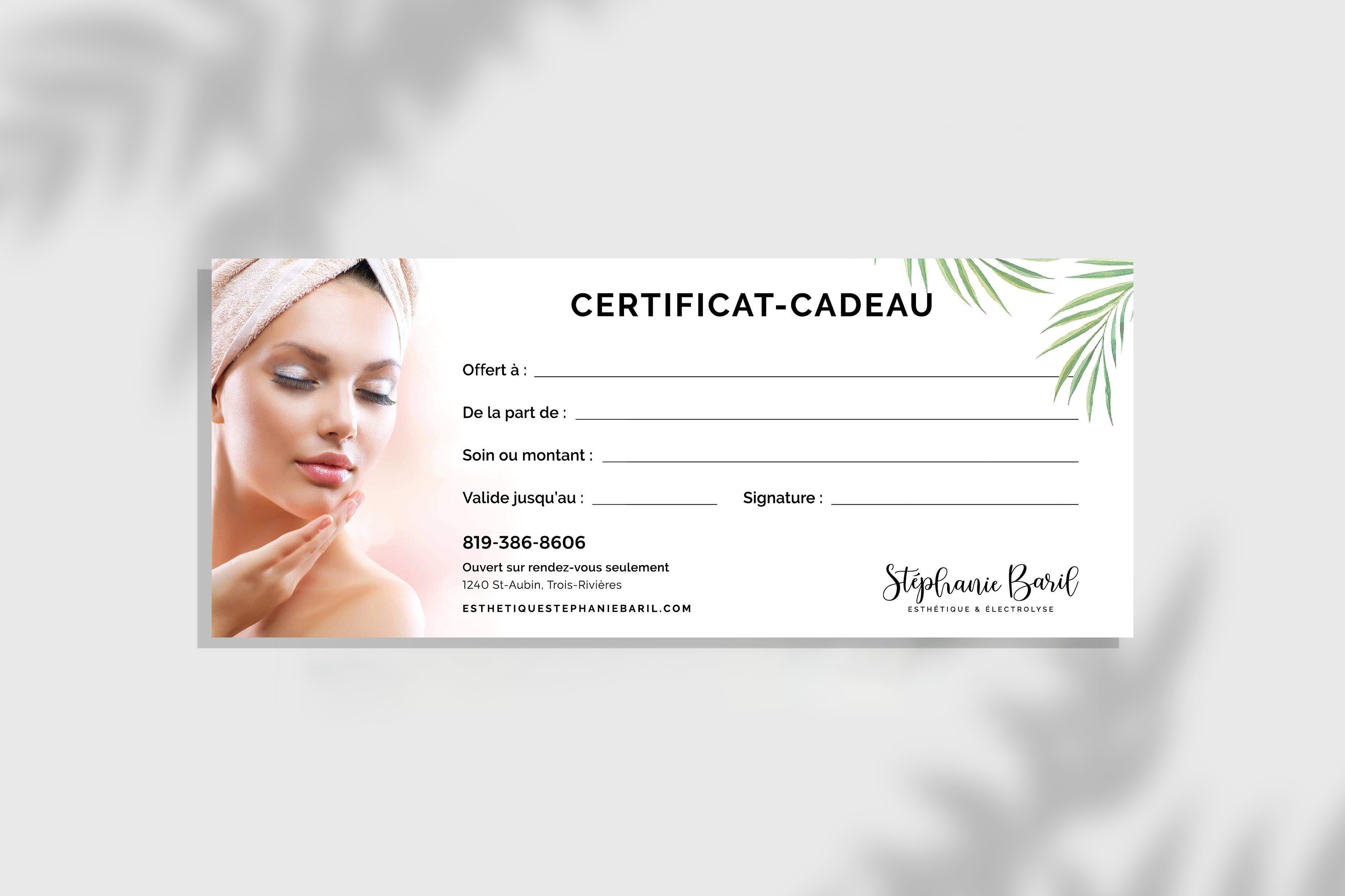 Certificat-cadeau 100$