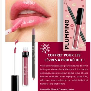 coffret pour les lèvres prix réduit